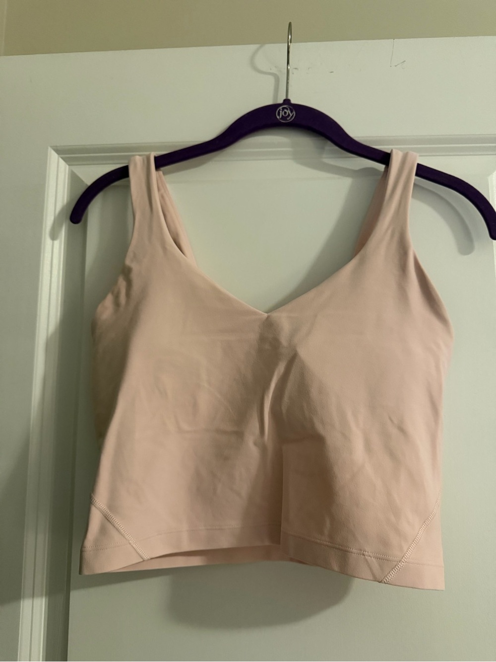 Lululemon light pink align tank size 6 like new